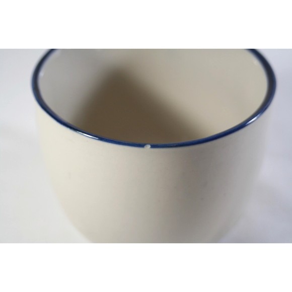 VTG Chi Kiang Stoneware Coffee Mug Blue Trees Watercolor Style Cup - Picture 8 of 10